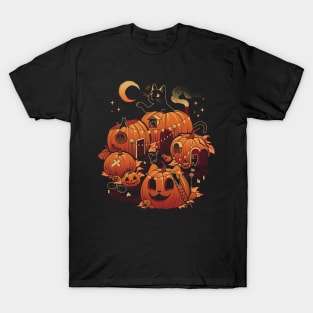 Pumpkin House Halloween by Tobe Fonseca T-Shirt